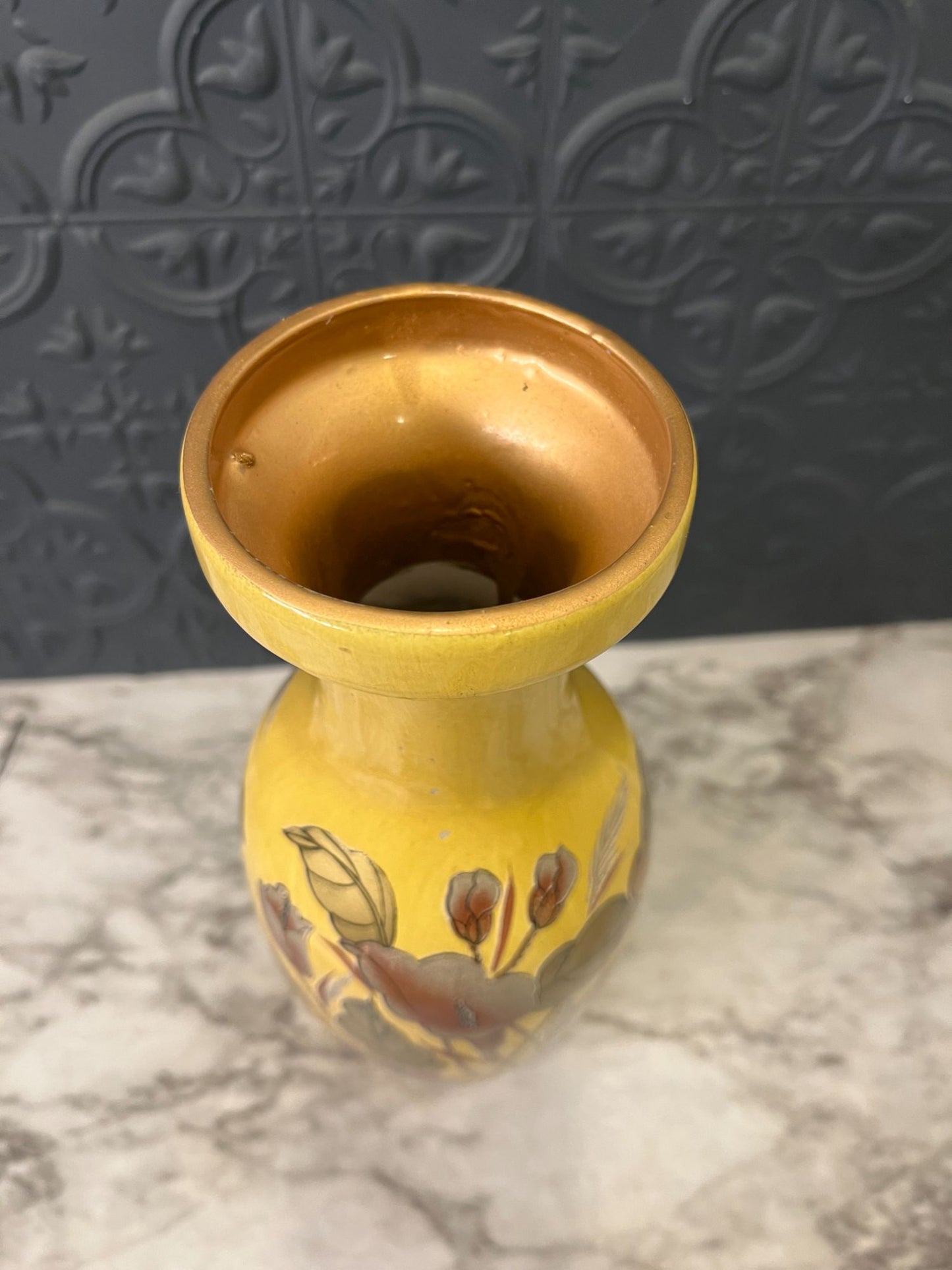 Yellow Chinese Vase