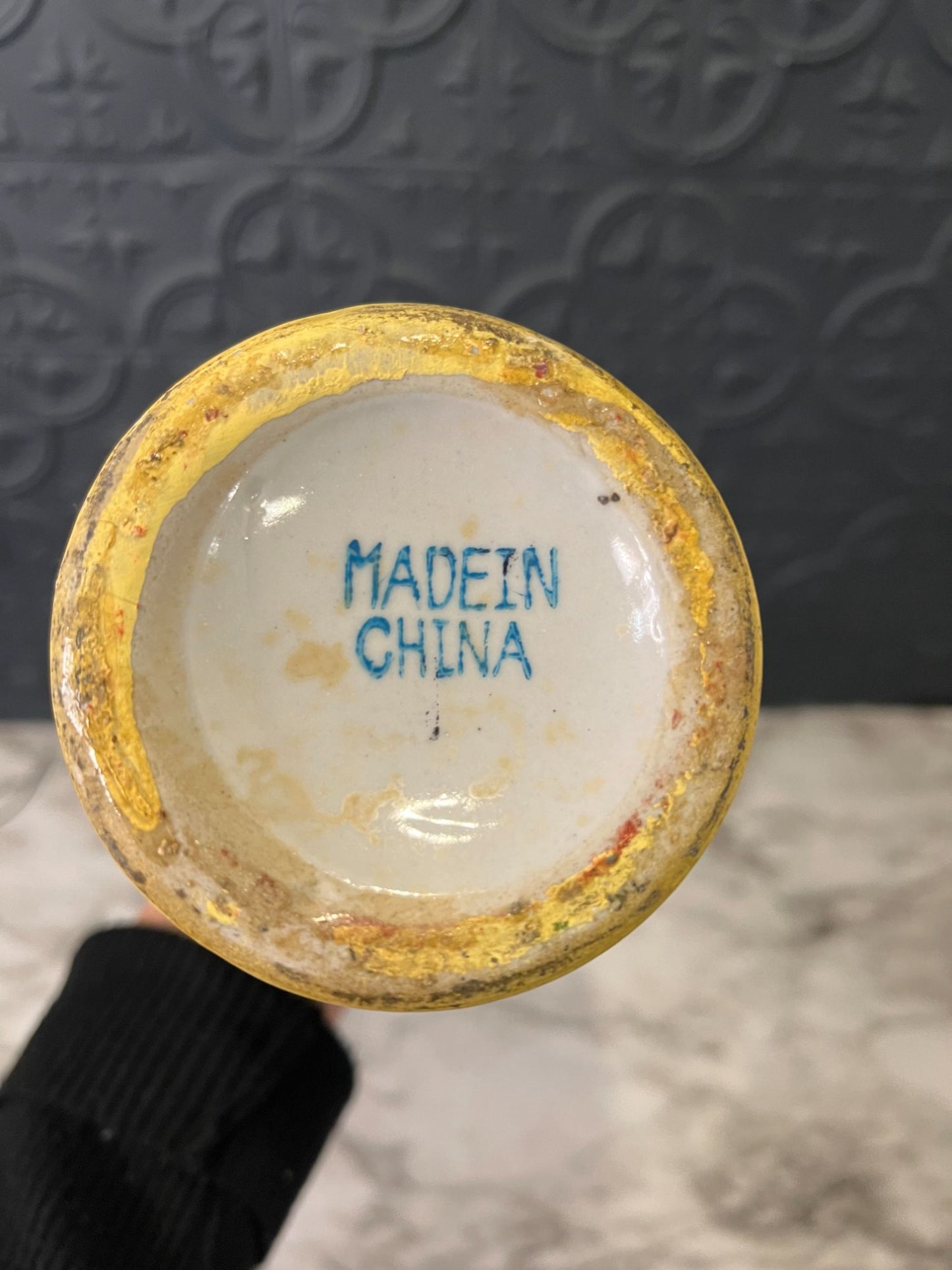 Yellow Chinese Vase