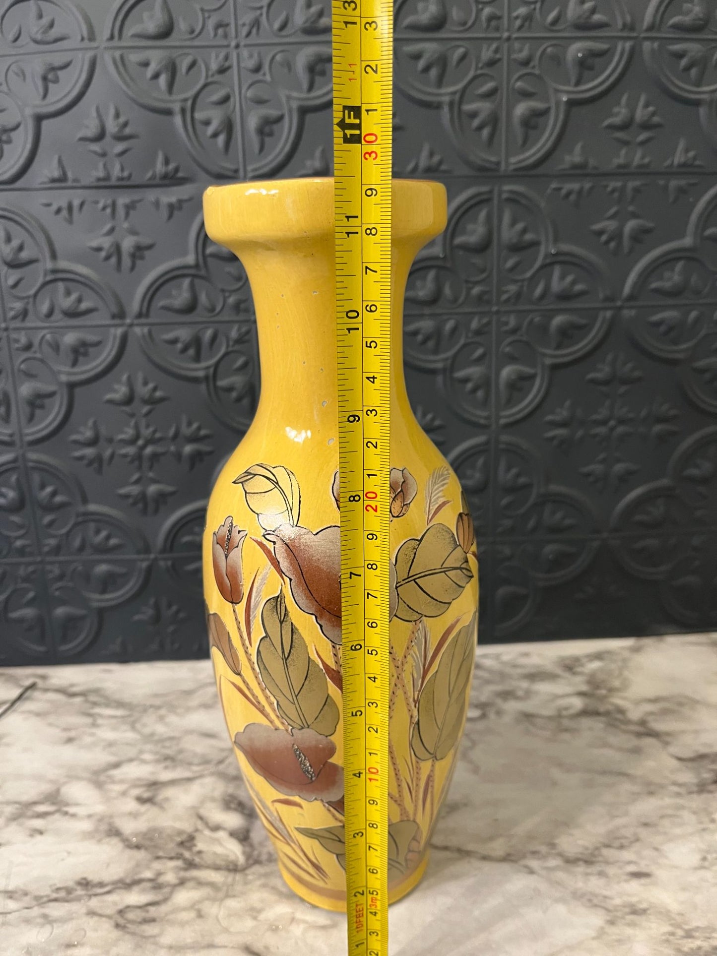 Yellow Chinese Vase