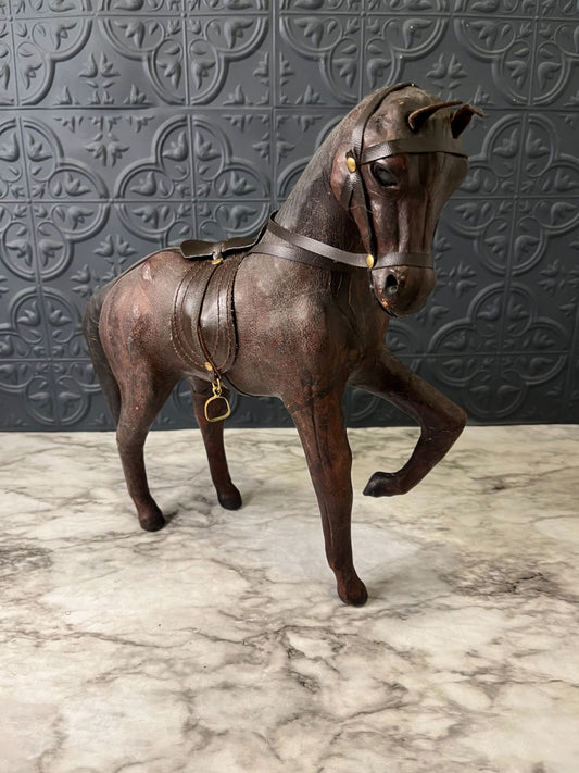 Leather Wrapped Vintage Horse Classic Treasures