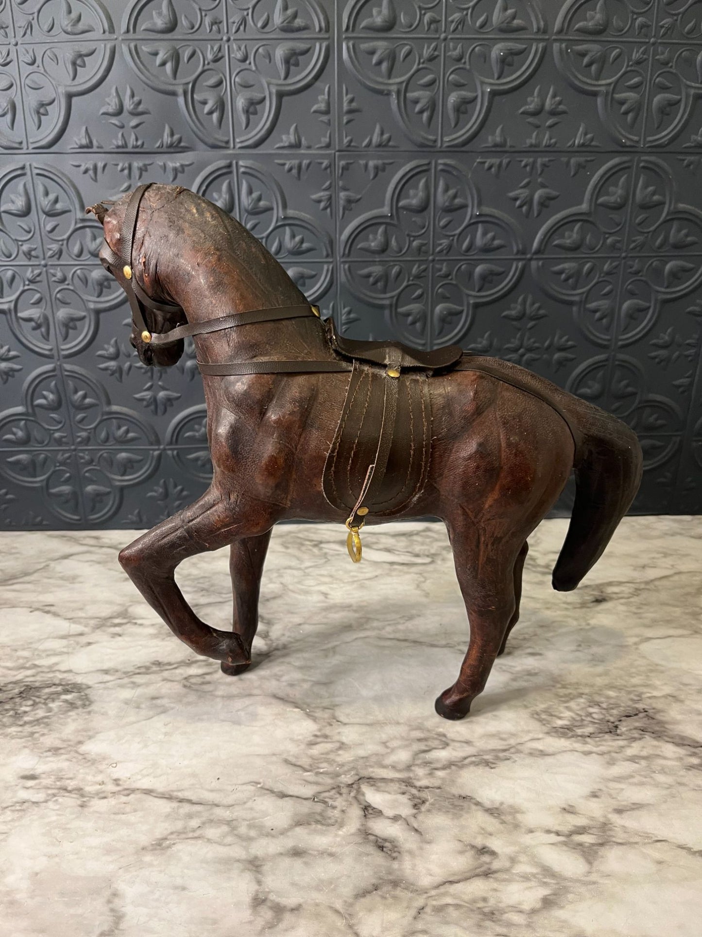 Leather Wrapped Vintage Horse Classic Treasures