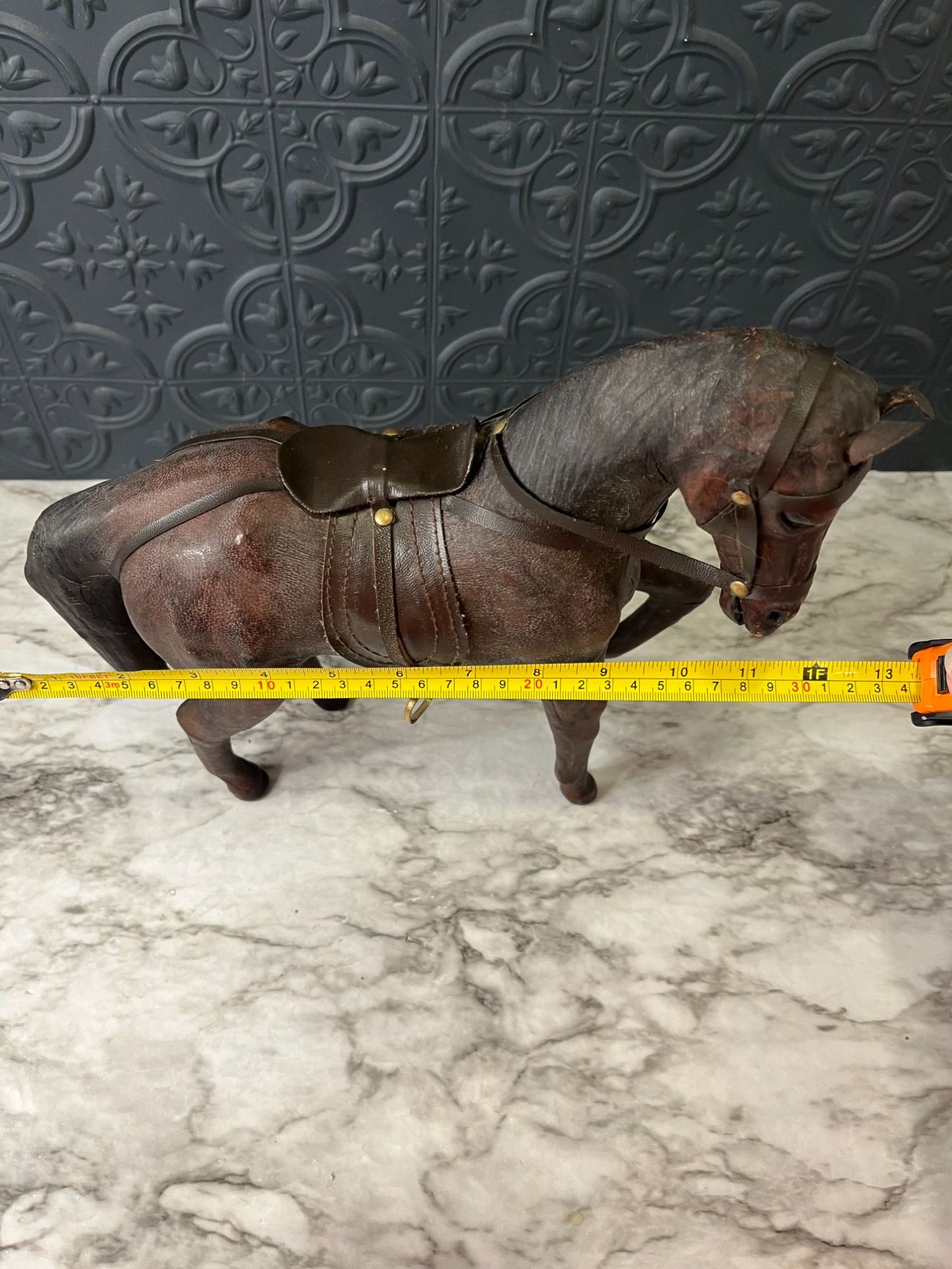 Leather Wrapped Vintage Horse Classic Treasures