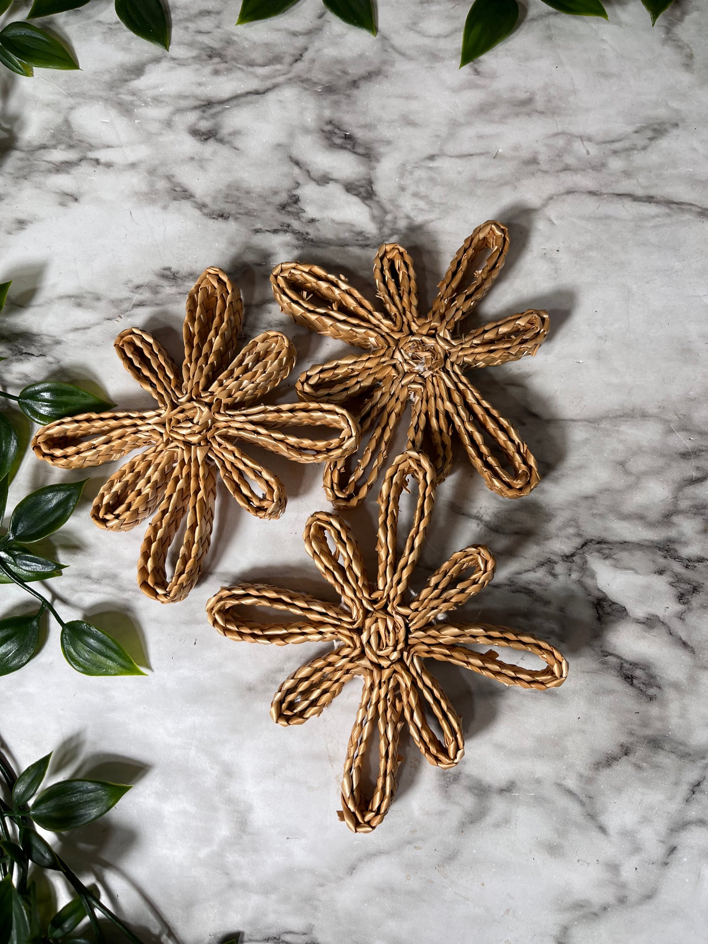 Wicker flower star